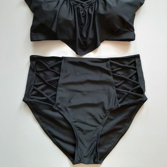 Black Tankini Bathing Suits - Picture 5 of 6